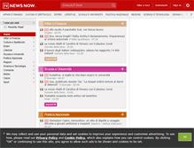 Tablet Screenshot of newsnow.it